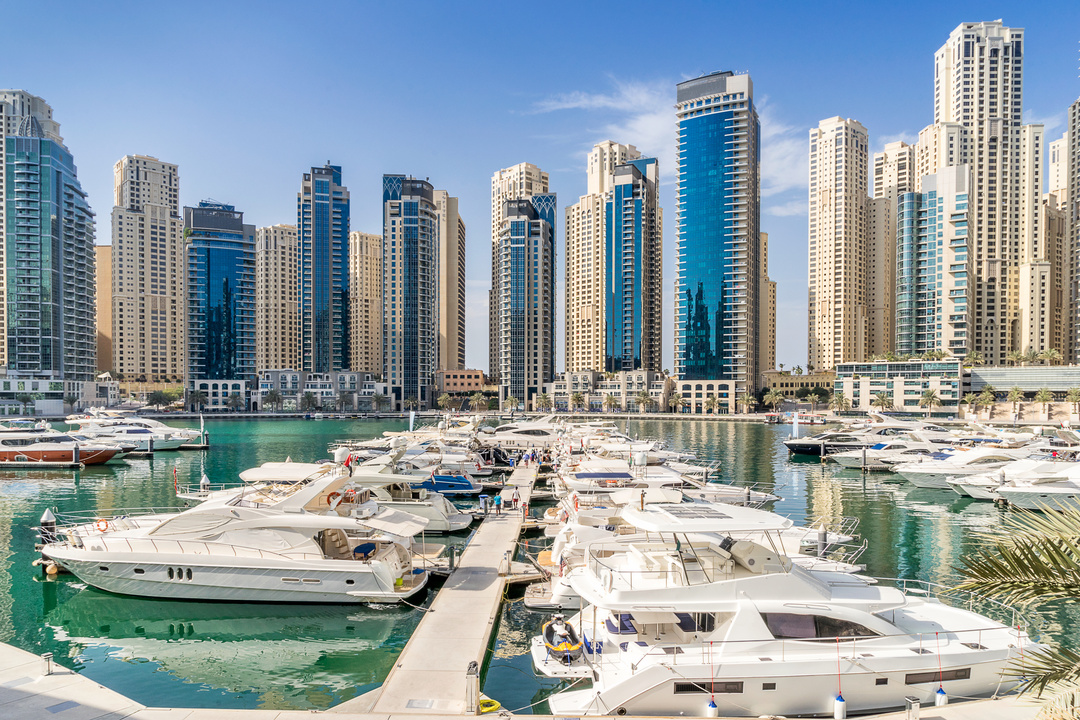 Dubai yacht marina