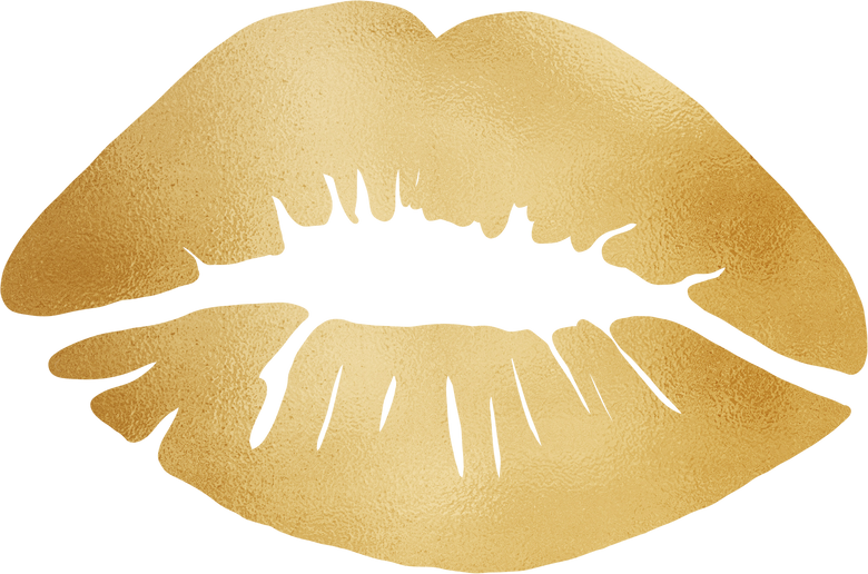 Golden Beautiful Lips